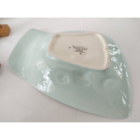 Carlton Ware England Australian Design Serving Tray Raised Florals 10 1/2" - Picture 10 of 13